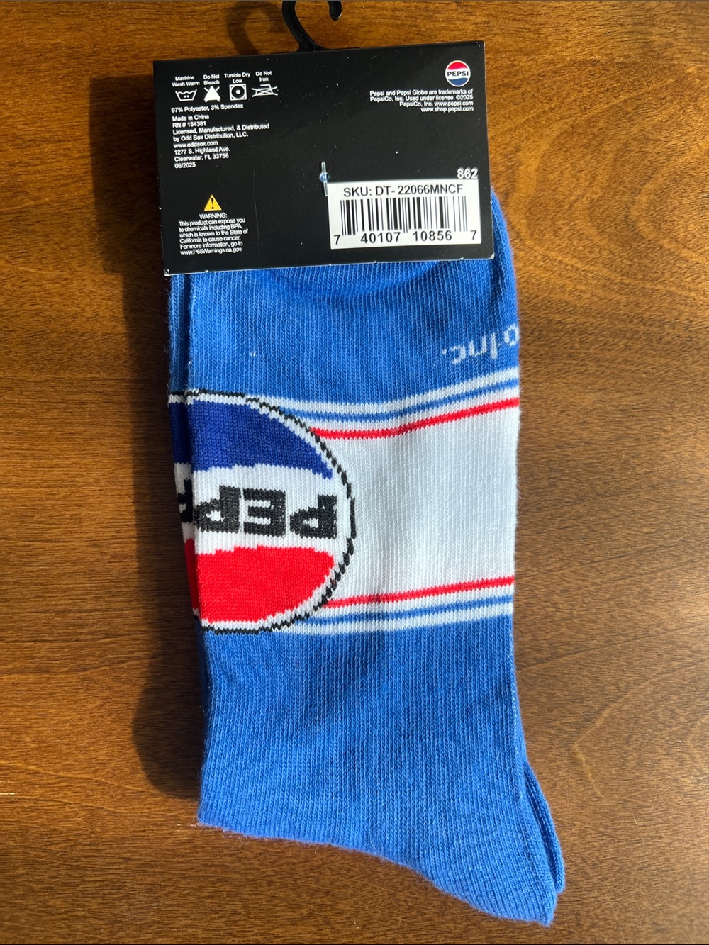 Pepsi Crew Socks - Picture 2 of 3